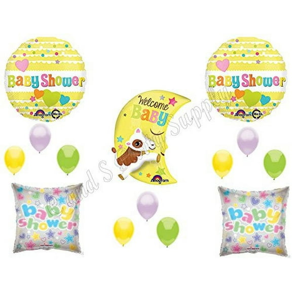COW JUMPED OVER MOON BABY SHOWER Balloons Decoration Supplies Hey Diddle