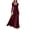 #6Wine, variant on MYAOYI Womens Long Sleeve A-Line Dress Square Neck Pleated Maxi