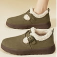 thumbnail image 2 of Women's Casual Low - Heel Winter Shoes - Warm, Comfortable Round - Toe Cotton - Upper Shoes with Artificial Short Plush Lining, 2 of 5
