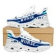 thumbnail image 1 of Zapatillas deportivas transpirables de verano con estampado de líneas azules y doble caña de serpiente, cómodas y a la moda, sencillas y suaves., 1 of 6