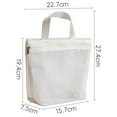 thumbnail image 6 of Mesh Shower Caddy Bag Portable Hanging Toiletry and Bath Organizer with Zipper for Travel, Gym, Camping, College Dorms, Beach Beige, 6 of 9