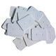 thumbnail image 1 of Yuarrent 100 piezas, tachuelas para los oídos, expositor de tarjetas, accesorio de cartón multicolor, recuerdos Kraft en blanco Retro, herramientas de Almacenamiento y organización del hogar Blanco Yuarrent HA062332-02B, 1 of 6