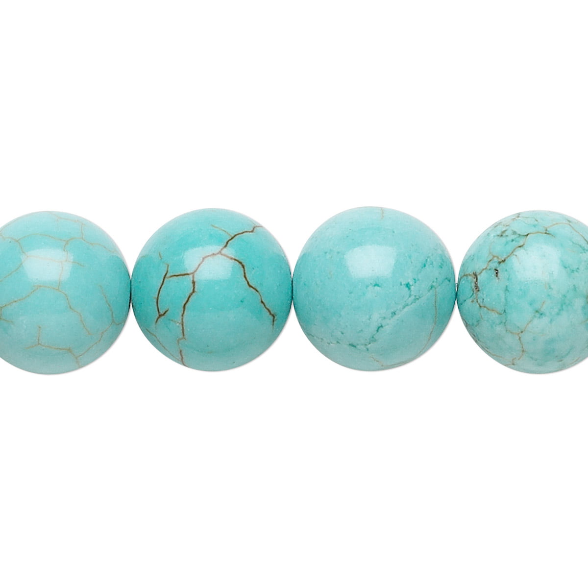 Natural White Magnesite Turquoise Spacer Round Bead 15" 4,6,8,10,12mm Pick size 