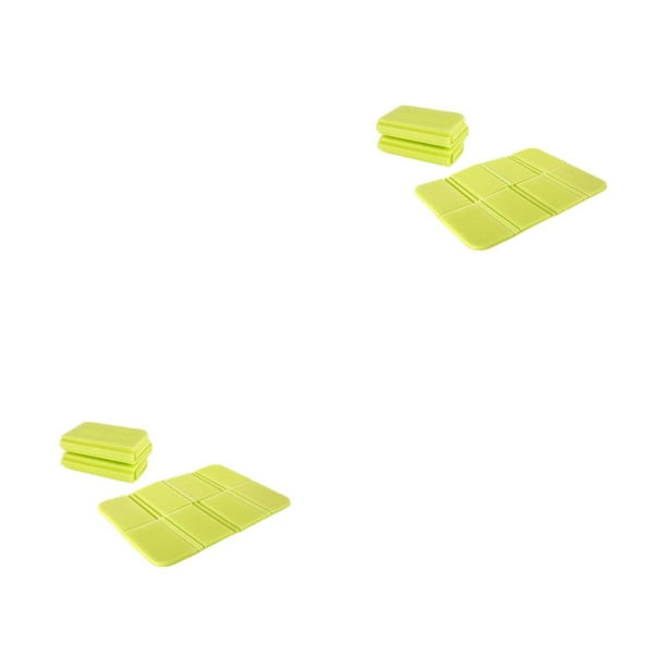 Advancent Alfombrilla para sentarse, a prueba de humedad, asiento plegable para exteriores, jardín, parque, playa, cojín, silla, viaje, fiesta, descanso, Verde 2piezas Advancent CBP493656