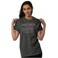 thumbnail image 3 of Funny Mother Definition Cute Mom Women's Plus Size Graphic Tee Brisco Brands 2X, 3 of 4