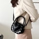 thumbnail image 5 of Bolsa Bolso bandolera de hombro casual Mini bolso de viaje de cuero de PU para mujer (negro) JShteea Para Estrenar, 5 of 9
