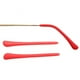 thumbnail image 4 of Qarigey 2 pares de soportes para piernas, cubiertas universales para pies, elásticos, cómodos, de silicona, accesorios para anteojos, rojo Type3 NO3, 4 of 6