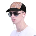 thumbnail image 4 of Xecao Beautiful Fox print unisex vintage washed baseball cap, a soft and adjustable hat perfect for any casual style., 4 of 5