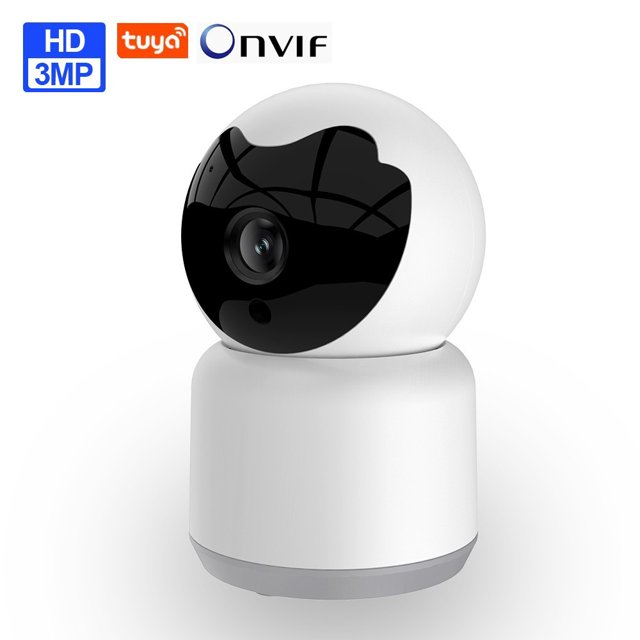 WOUWON FHD Onvif WiFi IP PTZ cámara de seguridad para el hogar Tuya Smartlife cámara de vigilancia CCTV Monitor de bebé seguimiento automático
