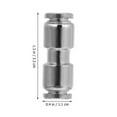 thumbnail image 4 of HLONK 4 Pcs Raccords à Connexion Rapide en Acier Inoxydable pour Tuyau de Compresseur, 4 of 8