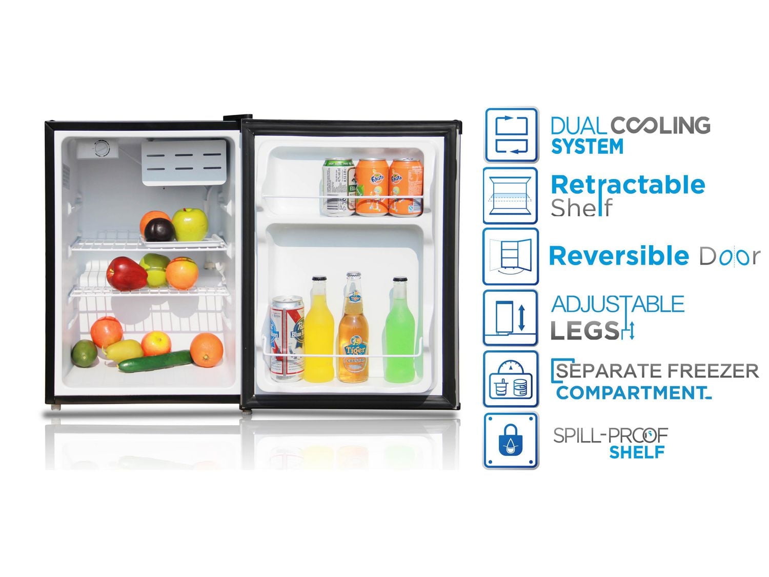 Mini-réfrigérateur à une porte Arctic King 2,4 pi³
