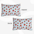 thumbnail image 4 of Fotbe Strawberry Pillow Cases - Envelope Closure - Luxury, Extra Soft, Cooling Pillow Covers - Wrinkle, Fade, Stain Resistant-20"x30", 4 of 8