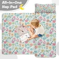 thumbnail image 4 of Pioneer Flower Floral Print Pattern Toddler Nap Mats for Kids Preschool,Sleeping Mat Bag or Kids,Toddler Sleeping Bag,Toddler Nap Mat or Daycare, 4 of 6