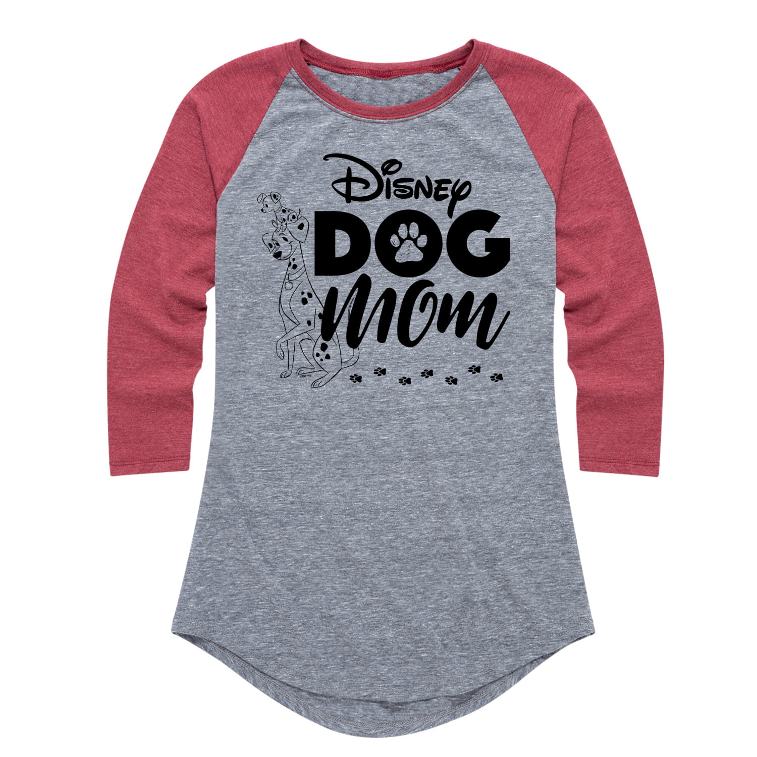 Disney Classics - Cats & Dogs - Disney Dog Mom - Women's Raglan Graphic  T-Shirt - Walmart.com