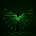 thumbnail image 4 of Alas doradas, alas luminosas LED de colores del arco iris, alas de baile, mariposa fluorescente, alas luminosas para danza del vientre, capa, 4 of 6