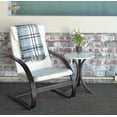 thumbnail image 2 of Niche Mia Bentwood Round Accent Side Table- Mocha Walnut Beige, 2 of 6
