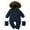 Navy, variant on XEGLSBU Toddler Snowsuit Waterproof Boys Snowsuits Winter Baby Jumpsuit with Hood and Collar Warm Romper for 0 24 Months Baby Snowsuit 3-6 Months Boys Pink Size 3-6 Months
