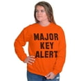 thumbnail image 3 of Major Key Alert Rap Entrepreneur Unisex Plus Fleece Graphic Sweatshirt Brisco Brands 2X, 3 of 5