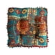 thumbnail image 5 of Yuarrent Cojín Para Exteriores - Respetuoso Con La Piel Y Hecho De Algodón Y Lino Soporte Fuerte Para Exteriores Reversible Cuadrado Azul (40 Azul Cuadrado（40cm） 2Conjunto, 5 of 6