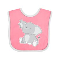 Inktastic Elephant Boys or Girls Baby Bib