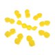 thumbnail image 2 of 10pcs / Estuches de Caja de Inferior forma forma forma con Tapa Abatible - Amarillo Macarena  Caja de la lente de contacto, 2 of 7