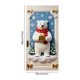 thumbnail image 1 of Adornos navideños, adornos navideños, regalos navideños, cubierta de puerta navideña, decoración navideña, cubierta de puerta, ambiente de fiesta navideña, tela de fondo, cubierta de puerta de poliést, 1 of 4