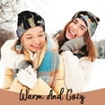 thumbnail image 4 of Pofeuu Cute Mushroom Landscape Print Beanie Hat for Men Women Knit Winter Hat Warm Cuffed Skull Beanie Slouchy Soft Unisex, 4 of 6