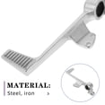 thumbnail image 3 of TABLZONE Alloy Motorcycle Rear Brake Pedal for Home Use Silver Color Quick Installation Durable Features 1 Piece, 3 of 7