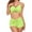 Green, variant on Bikini Sets For Women 2PCS Swimsuit High Waisted Hollow Bathing Suits Solid Color V-Neck Resort Swim Wear Honeymoon Cruise Trendy Wear
