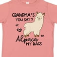 thumbnail image 4 of Inktastic Grandma's You Say Alpaca My Bags Boys or Girls Toddler T-Shirt, 4 of 5