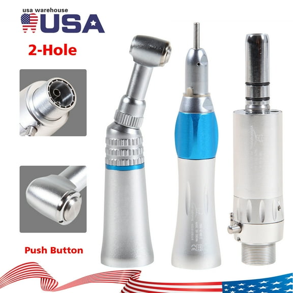 Dental Slow Low Speed Handpiece Straight Contra Angle Air Motor 2H NSK Style