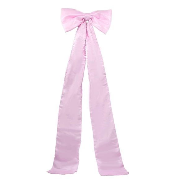 Satin Bow Christmas Tree Topper, Pink, 7', by Holiday Time