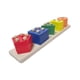 thumbnail image 5 of Clasificador de formas de madera, juguete que hace juego Montessori, bloques de reconocimiento de colores para niños de 1 a 3 años, niñas y bebés Estilo B, 5 of 9
