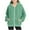 Green, variant on ameIAEA Zip Up Hoodies for Kids Long Sleeve Corduroy Jackets with Pockets Boys Girls 4-15 Years