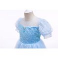 thumbnail image 6 of Little Girls Elsa Costume Dress Halloween Queen Outfit Christmas Birthday Dress, 6 of 8