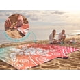 thumbnail image 6 of Waterproof Sandproof Beach Blanket, Oversized Sand Free Outdoor Mat 71" x 87" for 1-4 Adults, with Ground Stakes & Storage Bag for Beach, Picnic, Camping, Outdoor Travel, 6 of 8