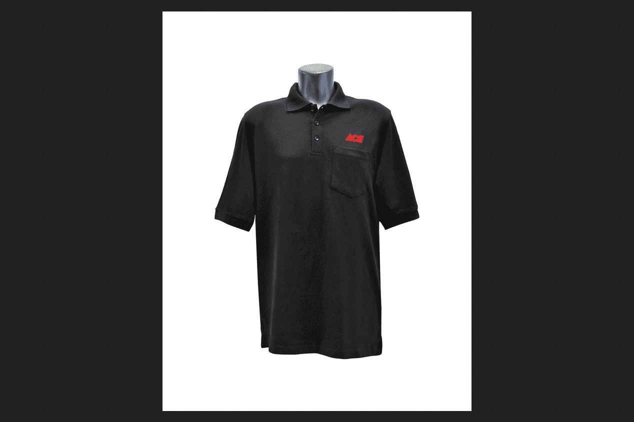 black polo shirt 4xl