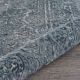 thumbnail image 4 of LR Home Imara Amety Blue/Silver Traditional Damask Polyester Runner Rug, 2'2" x 7'7", 4 of 7