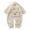 White, variant on Coerni Winter New Born Baby Boy Girl Cute Romper Unisex Kids Fleece Outfit Clothes Winter Fleece Button Jumpsuits