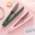 thumbnail image 2 of Professional Volumizing Hair Iron Ceramic 3D Grid Hair Crimper Curling Tools Splint Flat Iron Hair Styling Tools, 2 of 7