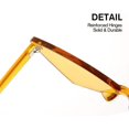 thumbnail image 3 of LAICAIW Lunettes de Soleil Sans Monture Triangle une Pièce Colorées Transparentes pour Femmes et Menu2026, 3 of 7