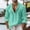 Green, variant on Zeijnsda Mens Shirts Breathable Cotton Linen Long Sleeve Blouse Lapel Button Up Solid Color Shirts Spring Summer Lightweight Mens Cardigan