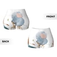 thumbnail image 5 of Fotbe Animals in Transport Seamless Shorts, Womens Workout Shorts High Waist Stretch Booty Short for Gym/Yoga/Running/Biking-, 5 of 9