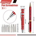thumbnail image 2 of 12 Pieces Pen Screwdriver Gifts Multitool Handy Tool Eight in One Magnetic Pocket Screwdriver Multi Precision Function, 2 of 5