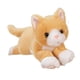 thumbnail image 2 of Juguete de peluche de gato abrazable y coleccionable, decoración para el hogar, gato de peluche kawaii de dibujos animados marrón, 2 of 9