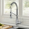 thumbnail image 3 of KRAUS Bolden Commercial Style 2-Function Single Handle Pull Down Kitchen Faucet in Chrome, 3 of 8