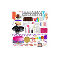 thumbnail image 1 of Kit Decoración Tartas Con Plato Giratorio Y Boquillas 770pcs COLORES, 1 of 4