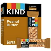 KIND Nut Bars, Peanut Butter, 1.4 oz, 6 Count
