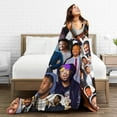 thumbnail image 4 of Blanket Michael Actors B. Jordans Throw Flannel Blankets Warm Soft Cozy Fuzzy Air Conditioning Blanket for Living Room Sofa Bed Gift Blankets for All Seasons 30"x40", 4 of 6