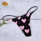 thumbnail image 2 of Gibobby Panty sexy Ajuste Tanga triangular para mujer, bragas sexis cintura con espalda en T, ropa interior sin costuras algodón, bragas sexis （Rosa， XL), 2 of 5